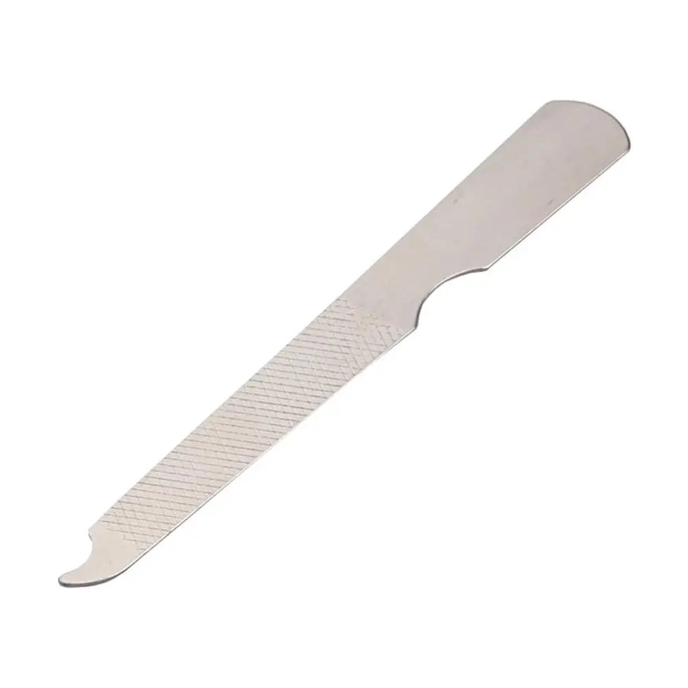 Metal Stainless Steel Nail File Double Sided Manicure Pedicure Tool/Professional Manicure Pedicure Nail File for Fingernail