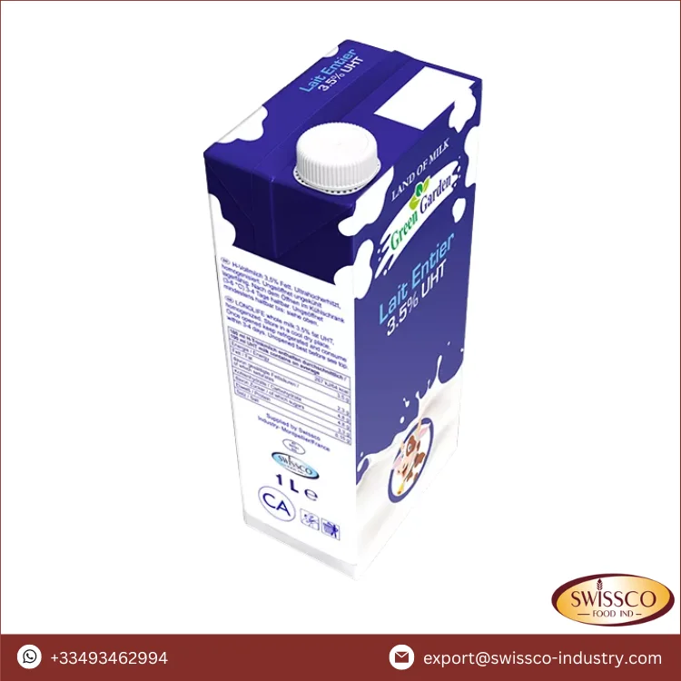 Best Selling Premium Quality Green Garden 3.5% UHT Whole Milk 200ML With Straw From The Alpin Mountains