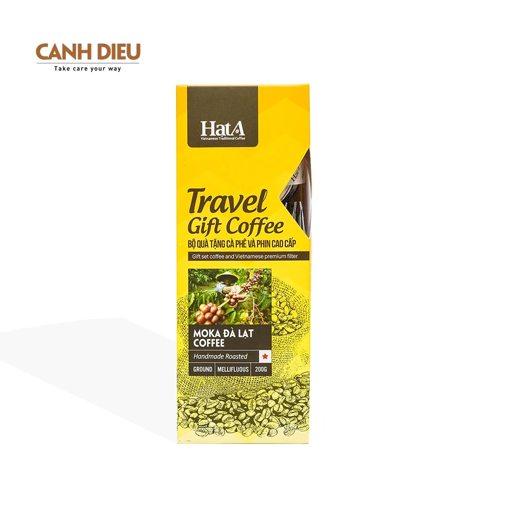 Travel Gift Moka Da Lat Coffee Vietnamese Special Coffee Net Weight 200g