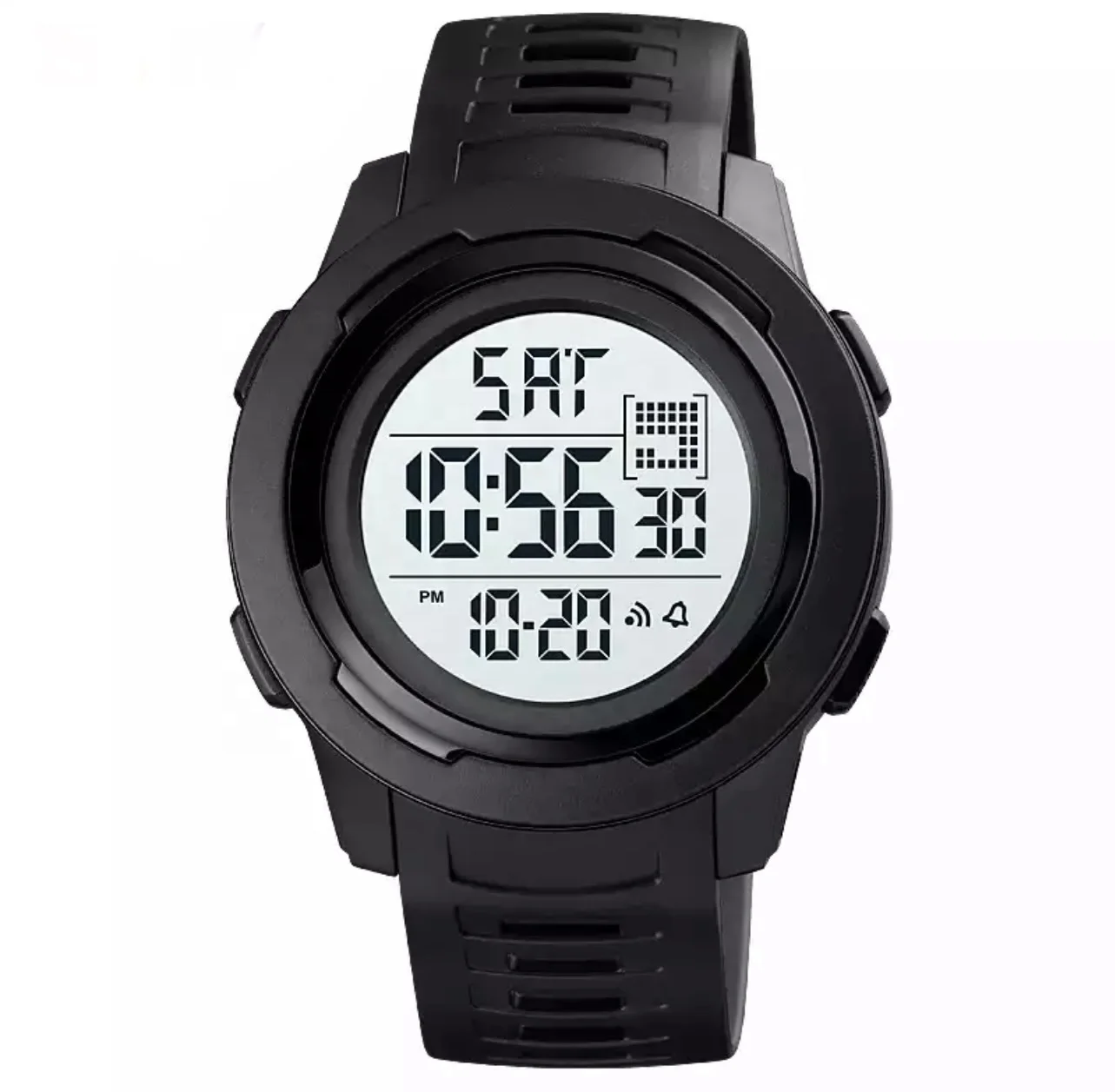 OEM Digital New Modern Waterproof Muslim Azan Watch with Worldwide Prayer Time