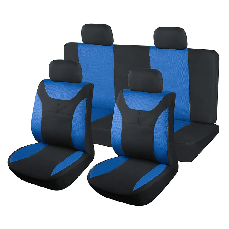 Best selling classic 9-piece polyester car seat cover dirt resistant seat cover