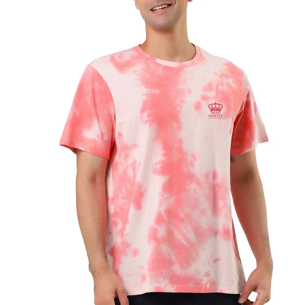 Hot Sell Custom Streetwear Unisex Premium Quality Men Tie Dye T-Shirts For Online Sale