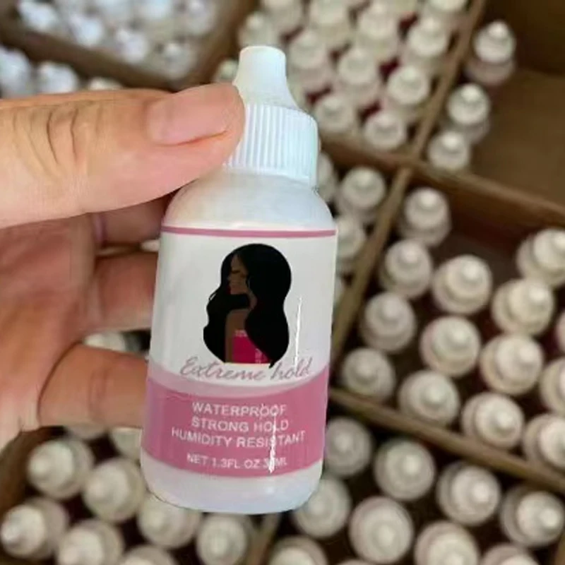 Private Label wig Glue long lasting strong Holding Extreme Hold Wig Lace Adhesive