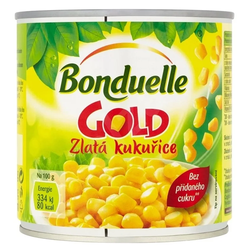 Good quality 400 g canned vegetable Bonduelle sweet corn