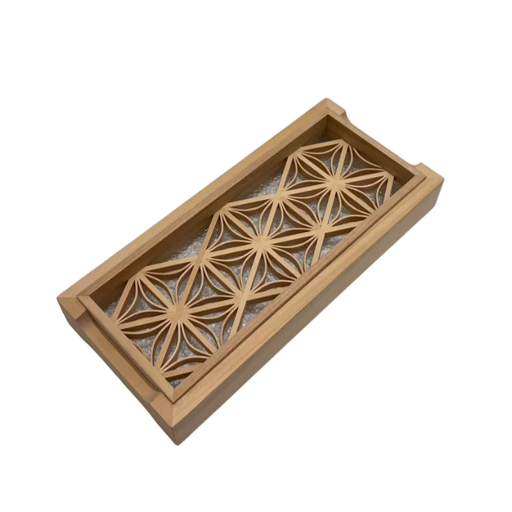 Custom Multifunctional Handmade Wooden Storage Gift Box for Crafts