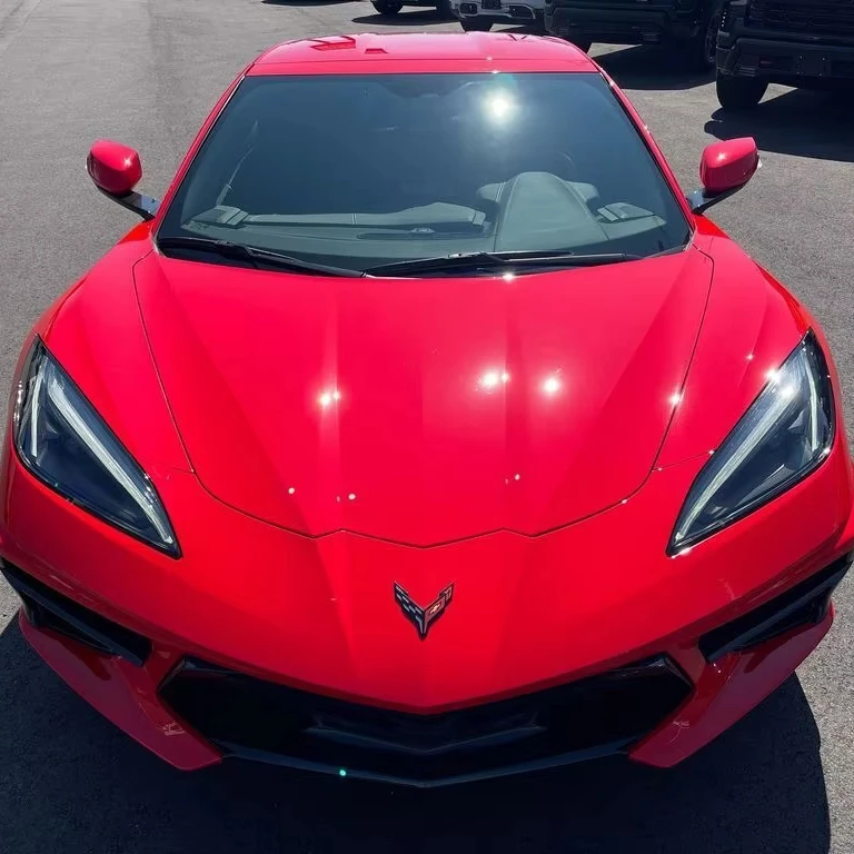 2023 Шевроле Корвет Stingray внедорожник Электрический/автоматический/газовый двигатель 8л турбо 8-местный кожаный сиденья светлый/Темный салон WD металл