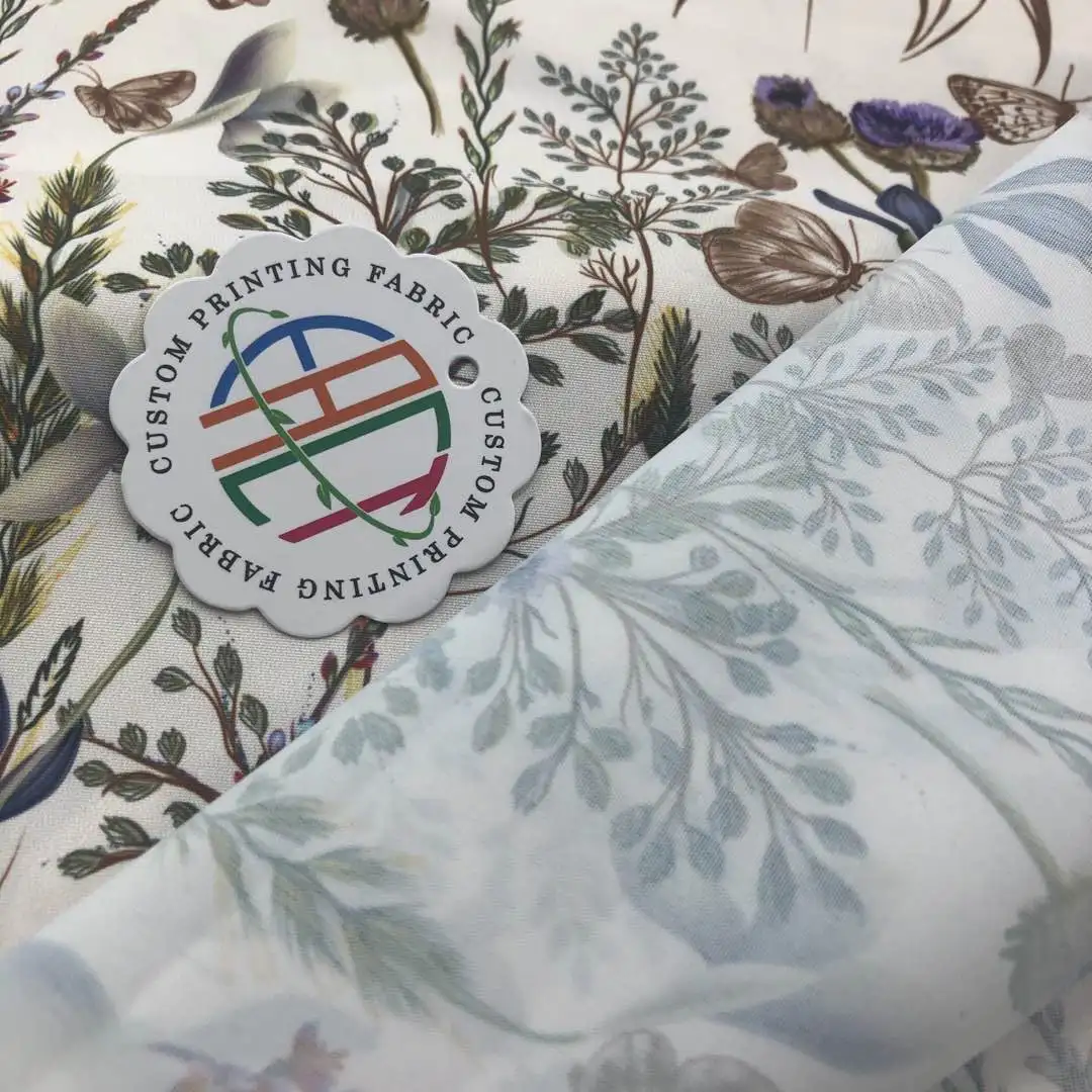 Printed breathable TPU laminated nylon taslan jacket fabric