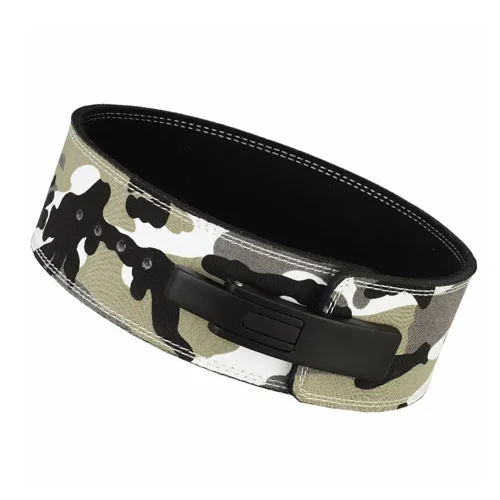 Body Slimming Cowhide Gym Waist Trainer Belt for Men 13mm Leather Weightlifting Belt Slimming Waist Trimmer for Weight Lifting