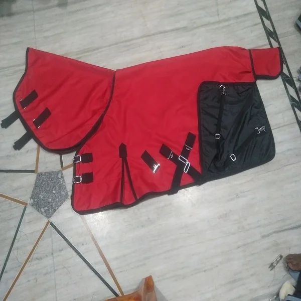 Detachable Neck cover Horse Rug Waterproof Turnout Combo Horse Rugs Reflective Strips durable Manufacturer Kanpur India
