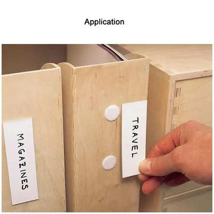 Factory manufacture Nylon Black White Die Cut Circle Sticky Self Adhesive Hook and Loop Dots