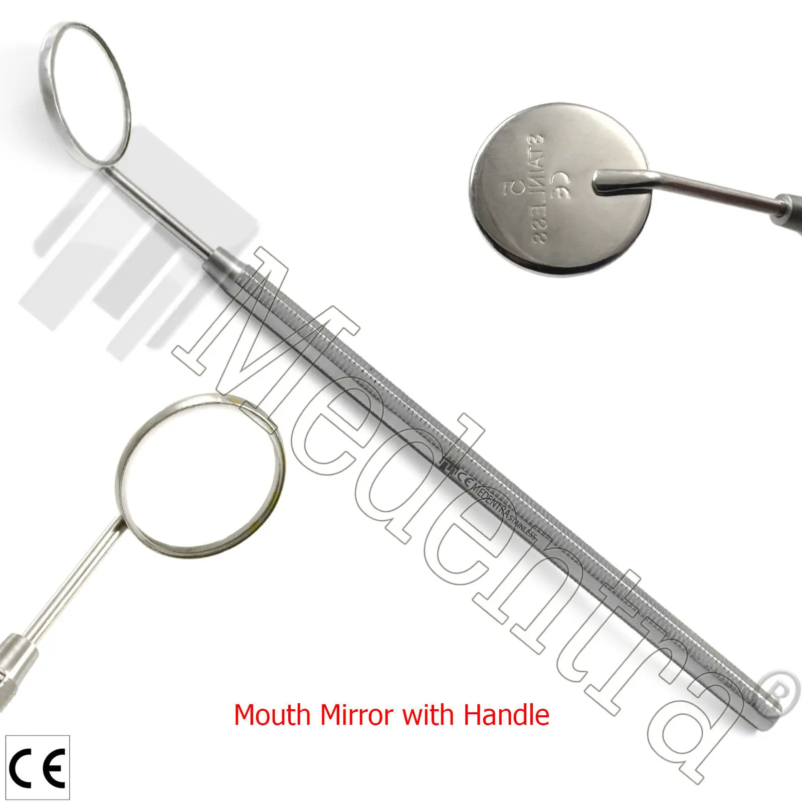 Hot Sale Dental Tools Dental Explorer Mirror Handle and Tweezer Stainless Steel Dentist Hygienist Exam Kits 4Pcs