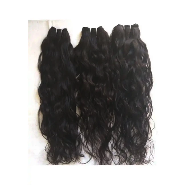 Superior Unprocessed Raw Indian Wavy Human Hair Extensions Perfect for Effortless Elegance