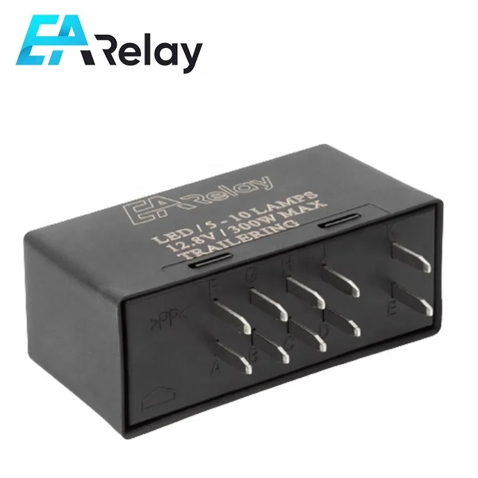 10383321 LM487 Hazard Warning Turn Signal Flasher Relay 10Pin Trailer Flasher