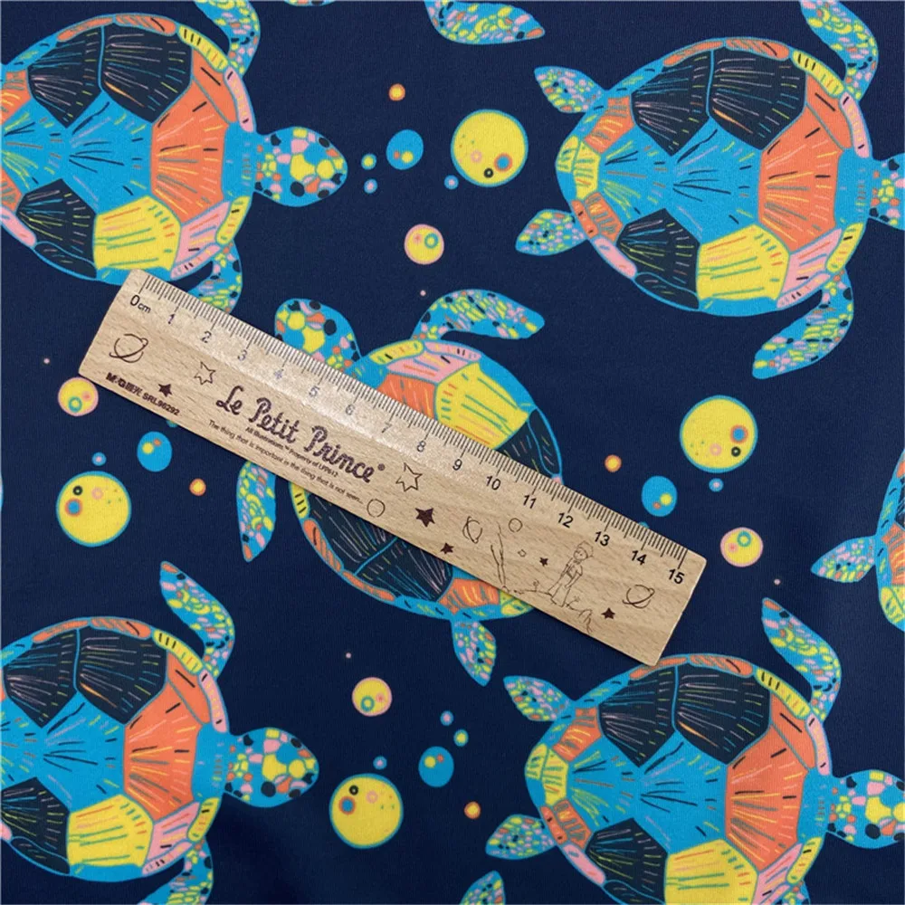 new arrival skin friendly polyester sun block digital printed SPF swim custom print poly fabric for summer