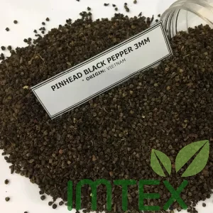 Hot Selling VIETNAM BLACK PEPPER PINHEAD 1.5 MM GOOD RATE High Quality For Middle East Market