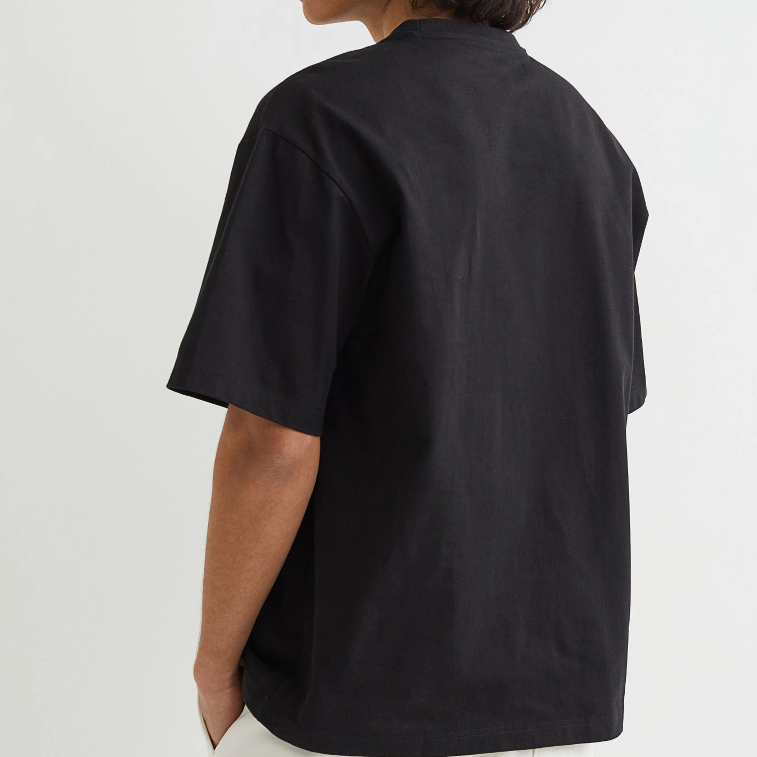 Wholesale Mens Camiseta High Quality T-shirt Printing On Demand Custom Printed Logo Label 100% Cotton Embroidery Blank T Shirt