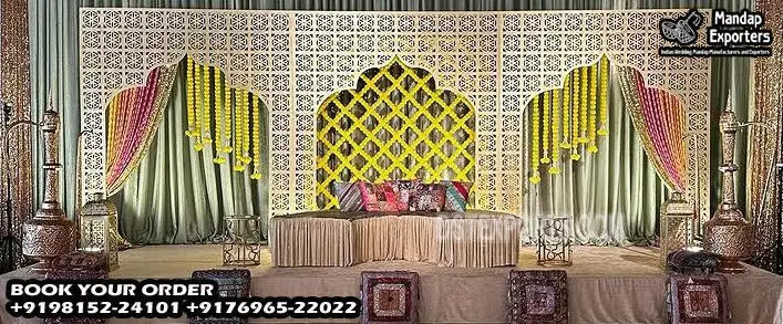 Muslim Wedding Decor Mehraab Backdrop Panels Pakistani Wedding Backdrop Panels Best Wedding Backdrop  Metal Arches Panels