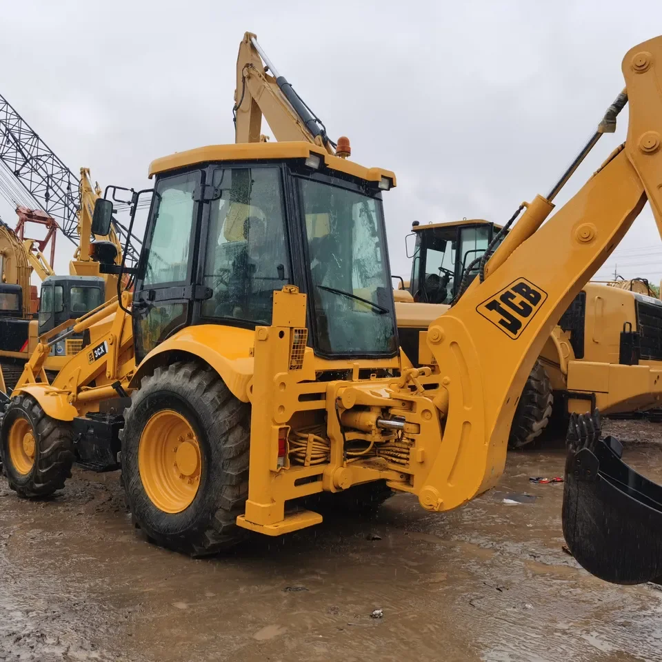 Second Hand Used JCB 3cx Backhoe Loader Front Loader Tractor YUNNEI Engine
