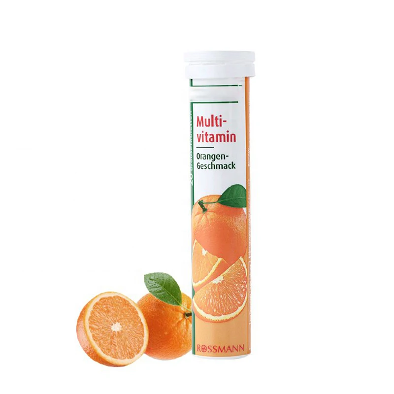 OEM/ODM Vegan Orange Flavor Energy Booster Vitamin B12 Effervescent Tablet