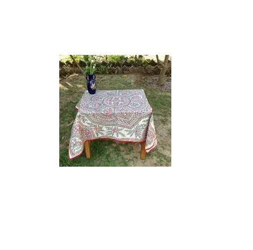 Buy 100% cotton table cloth classical Fabric printed Round table cloth elegant table cloth for hotels