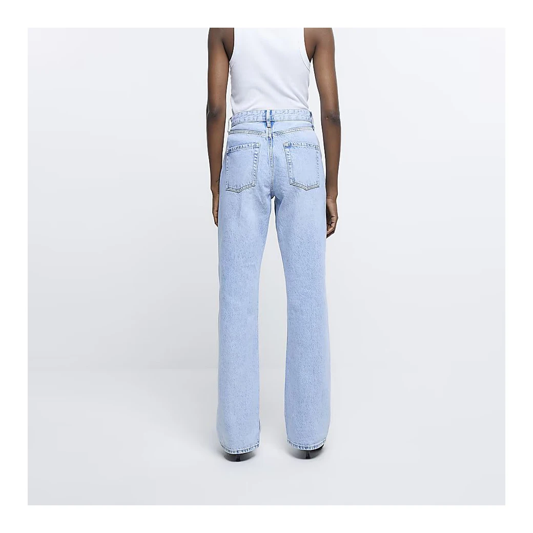 Female Medium Waist Denim Straight Fit Jeans Pants Woman Sexy Fashion Stretch Pencil Pants Regular Fit Women Jeans Women