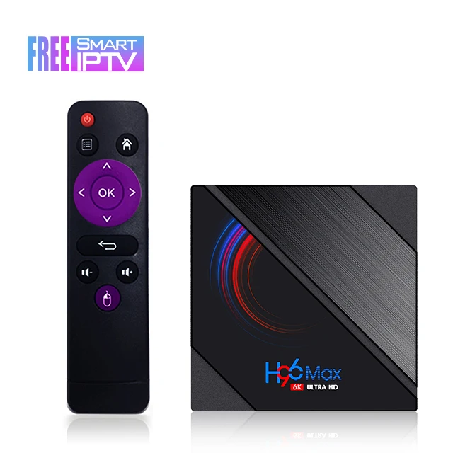 Wholesale H96max Quad Core H616 Android 10 Set Top Box Dual WiFi Smart Streaming Device 6k Android  TV BOX with 12 months free I
