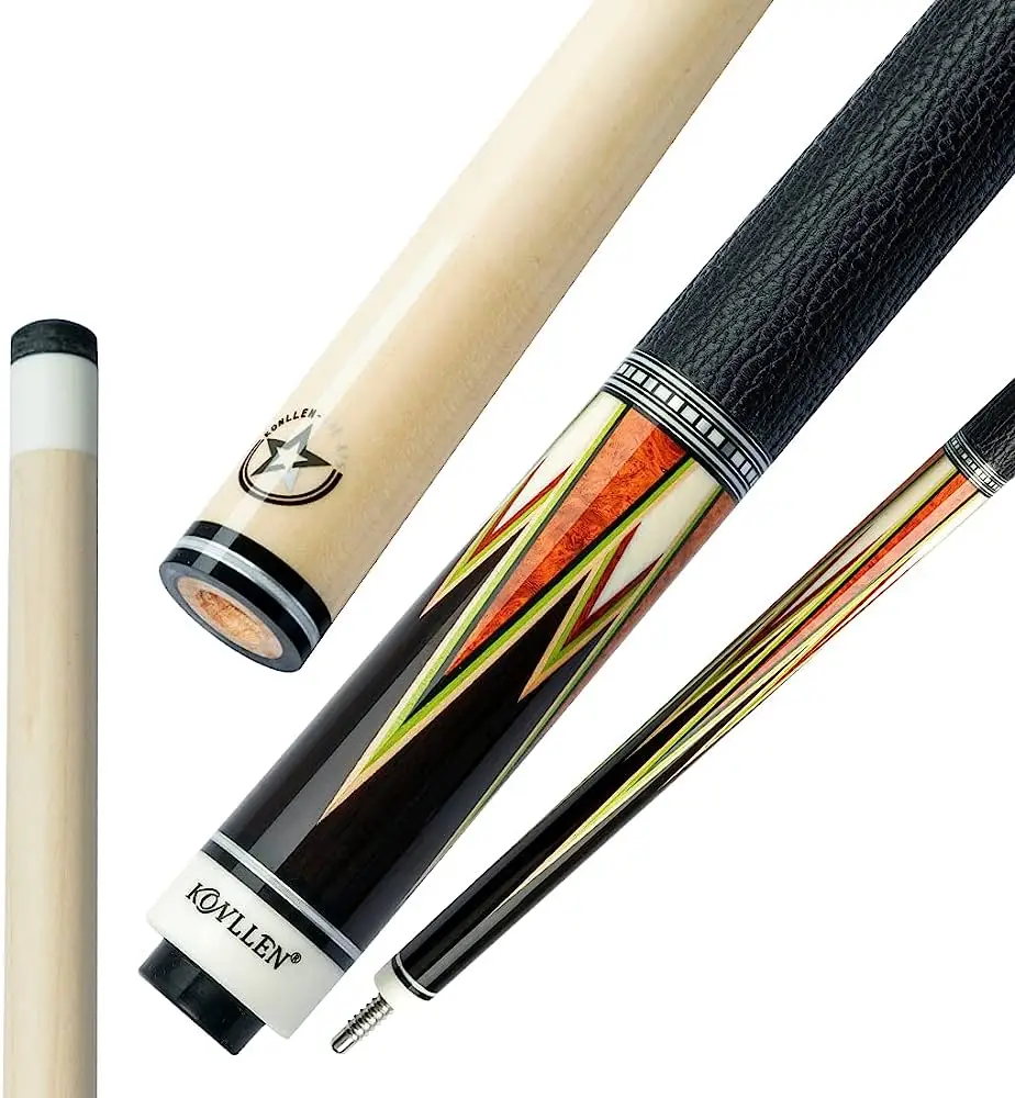 OEM Handmade Snooker Billiard Cues Set China White Sport Blue Eco-Origin Type Butt Free GUA Size Sandpaper Joint Support Pieces
