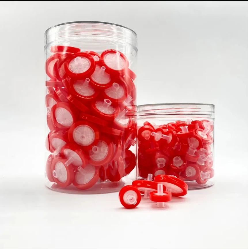 Homay Laboratory Filter 13mm 0.22um Disposable Hydrophilic Hydrophobic Nylon Media Syringe Filter For Food And Beverage