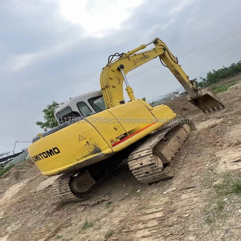 Низкая цена sumitomo SH120 подержанный экскаватор в хорошем состоянии/подержанный SH135 SH160