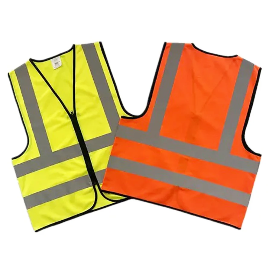Safety Vest for Construction Working High Visibility Security Reflective Strip Vest 100% Polyester Safety Reflective Jackets