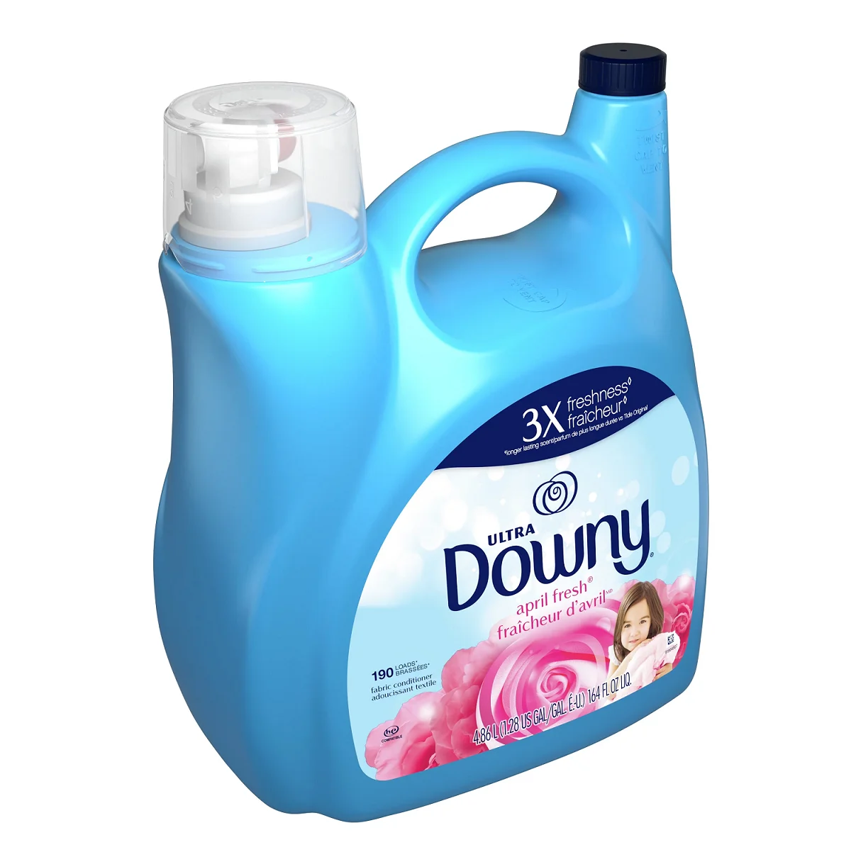 Downy Ultra Liquid Fabric Softener April Fresh Scent 77oz