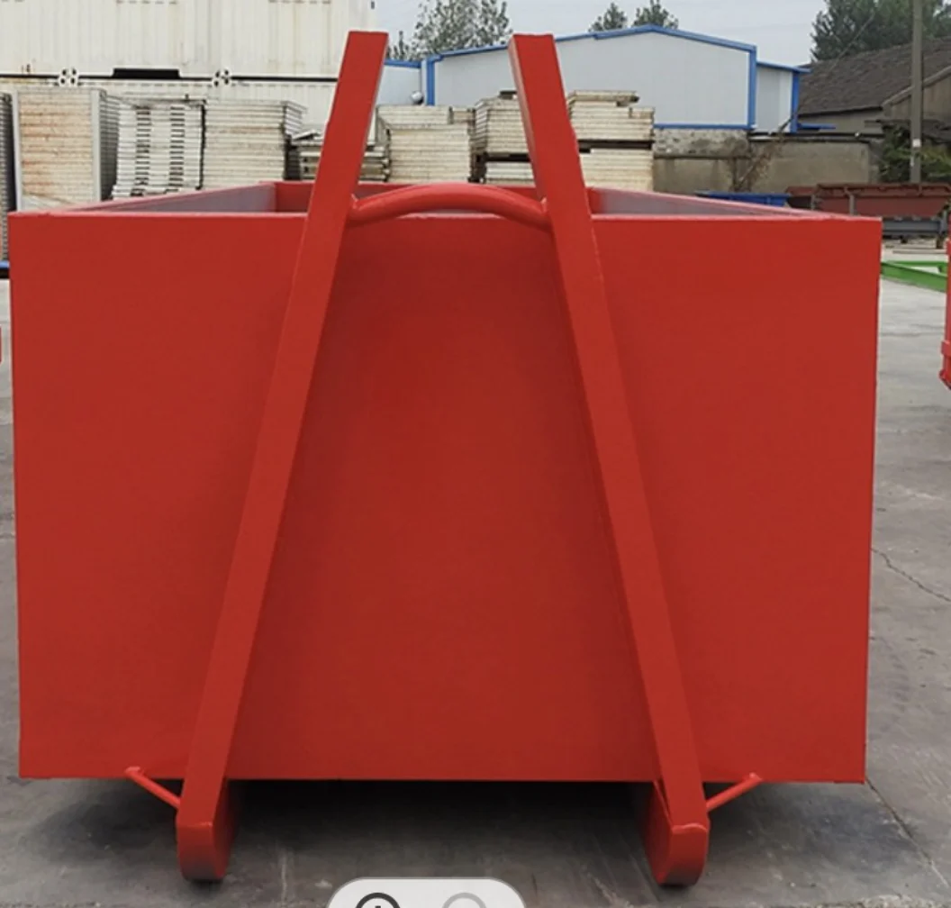 20 yard 16 cbm  hook lift bin Skip garbage sorting and recycling bin refuse classification  collector