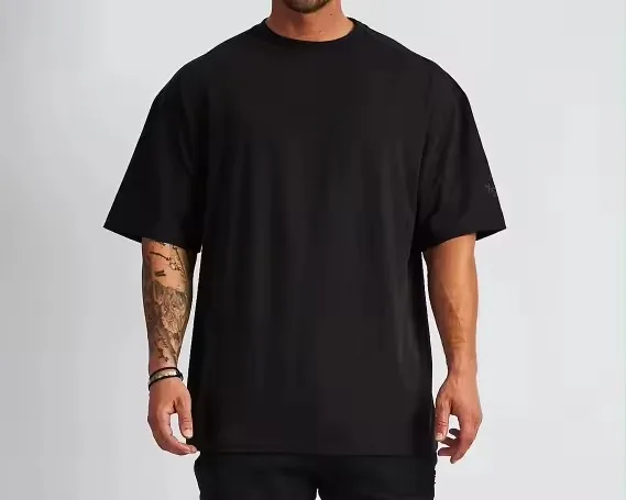 T Shirt Manufacturer Premium Quality Blank Plain Cotton 240 gsm oversized T-shirts Mens oversized T Shirts