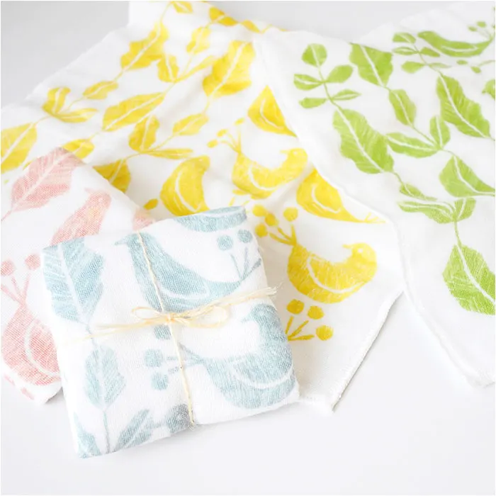 Japanese 8-Layer Gauze Cotton Handkerchiefs - Soft and Fluffy 28 x 28cm