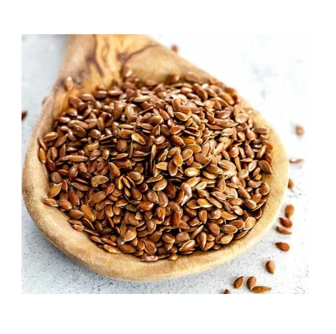 Non-GMO Organic Whole Gold Linseed Grain Brown Flax Seeds