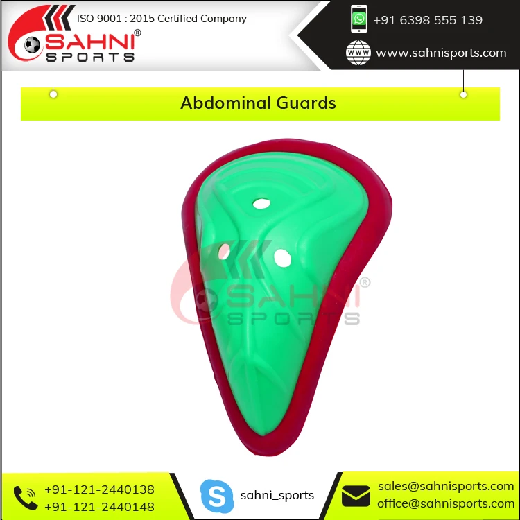 Superior Quality High-Impact Resistant Poly Protector Abdominal Guards Hot Selling Protective Gear in Different Sizes for India