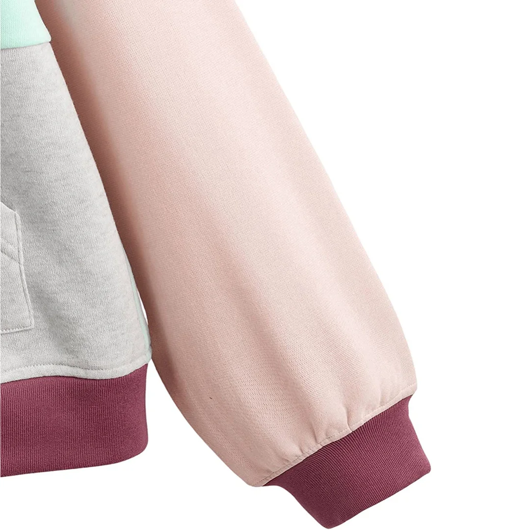 Hoodies Manufacturers Custom 100% Cotton fleece lined Pullover hoodie Women Hoodies