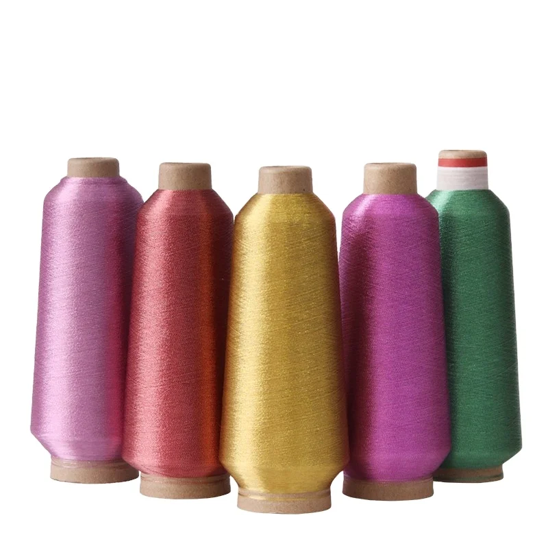 JB Type customized embroidery Metallic Yarn 150D Polyester