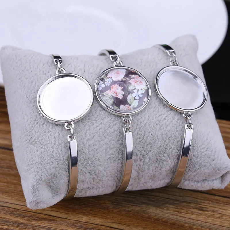 Wholesale Stainless Steel Metal Heat Transfer Sublimation Jewelry Blanks Bracelet