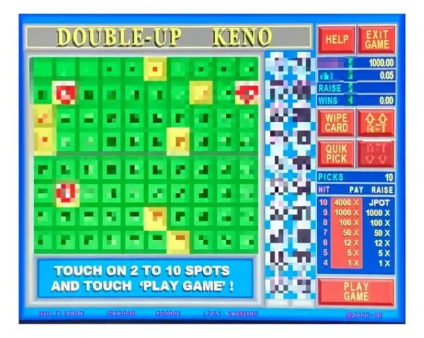 Крошечная настольная Кено-игра 84 золота