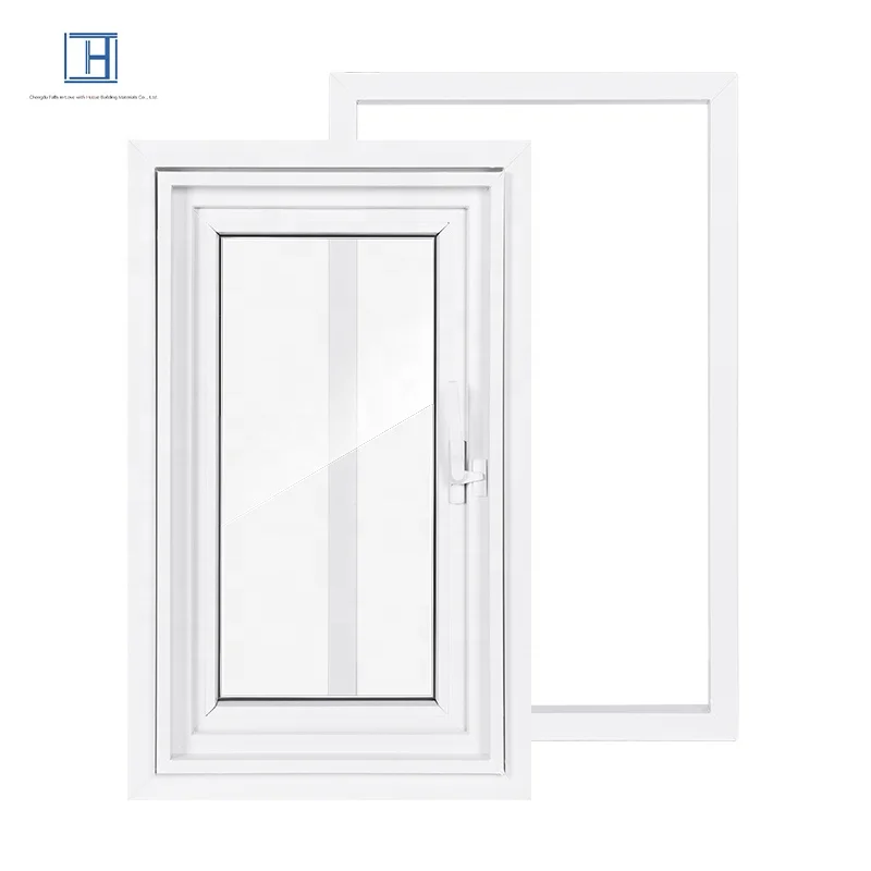 North American Vinyl Weibo Window Single Hung Vertical Sliding Conch Brand Pvc Window China Factory Pvc Hung Windows