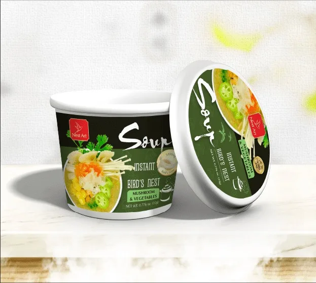 Вкусные грибы, Овощной вкус, мгновенный, птичье гнездо, суп 19 - 24 г/чашка, Произведено во Вьетнаме