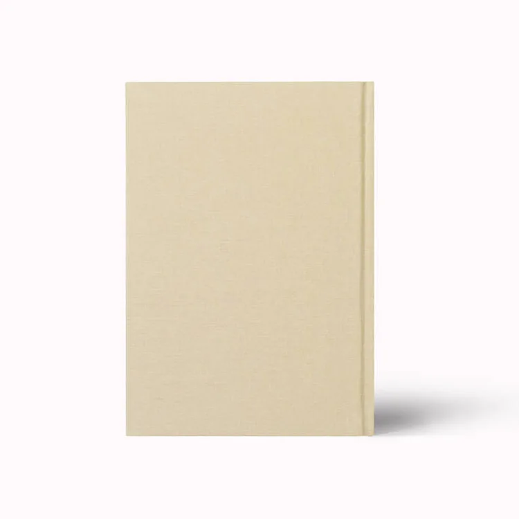 LABON Fabric Gold Foil Cover Custom Printing A5 Wine Tasting Journal Book Spiritual Notebook