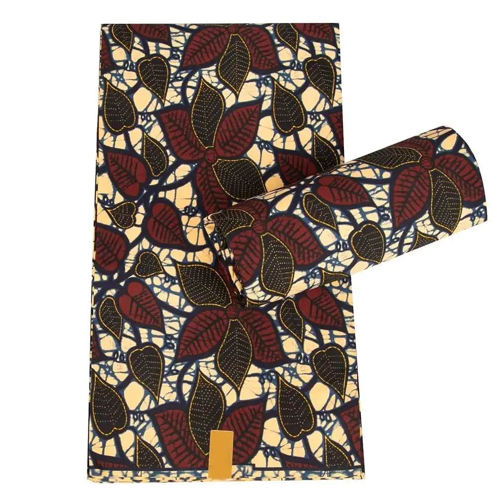 African Wax Printed Fabric High-Quality Holland Wax Loincloth Vibrant Patterns for Traditional Wear fabric