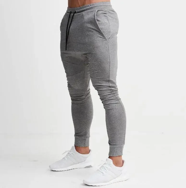 Casual plus Size Jogger Workout Loose Running Pants 100% organic cotton sweat jogger pant for men