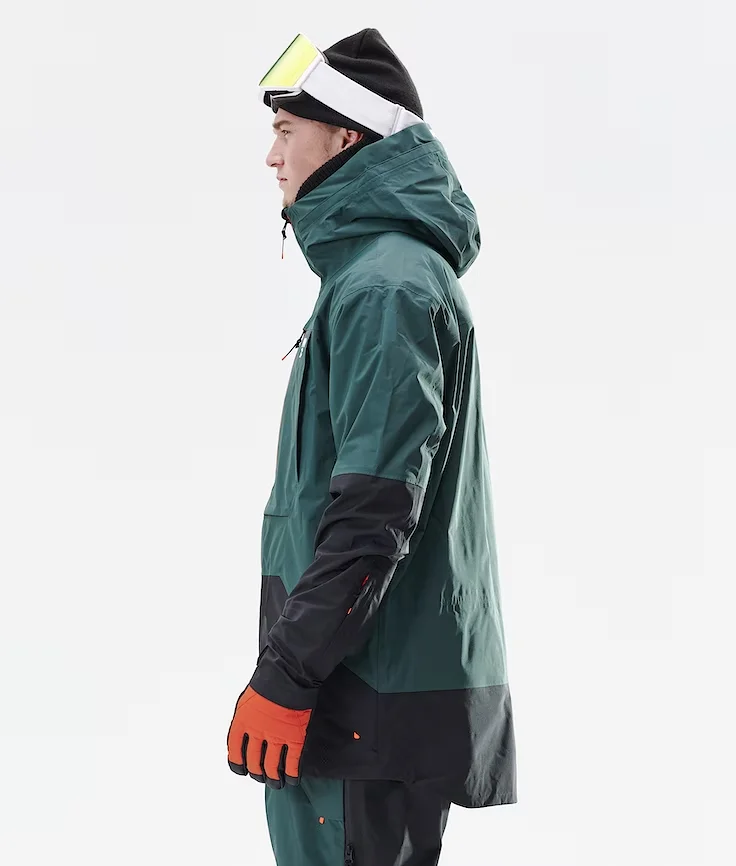 Custom Men Winter Windproof Waterproof Snowboard Ski Suit Ski Snow Wear Jacket Hoodie  OEM Customized