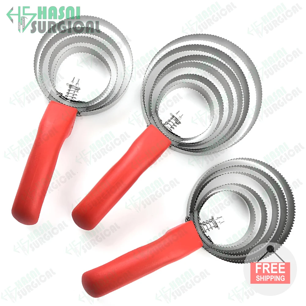 Stainless Steel Cattle Horse Hair Comb, Veterinary Instrument, 4-5-6 Circle by Hasni Surgical CE /ISO Approved