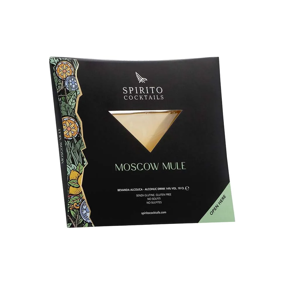 High Quality Moscow Mule with an infusion of fresh ginger in premium vodka just add ice and taste