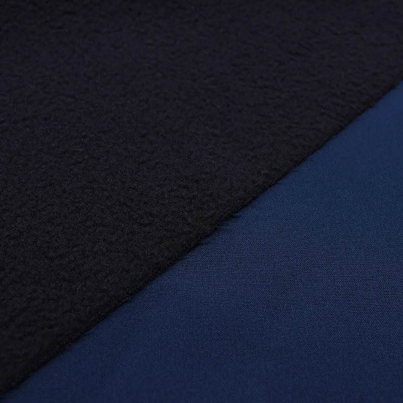 Дышащая, водонепроницаемая, ветровка, стрейч ТПУ мембрана скрепленный 3 слоя полиэстер флисовая ткань на открытом воздухе