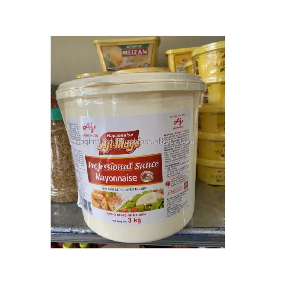 Professional manufacturer supply wholesale Mayonnaise Base Type (HORECA) pail 3kg Best Quality Reasonable Price